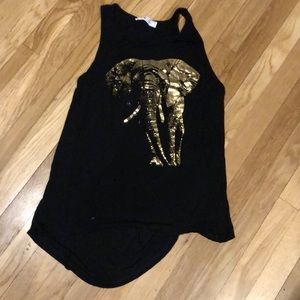 ✨FINAL SALE✨ Black elephant tank
